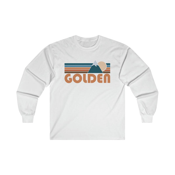 Golden, Colorado Long Sleeve Shirt - Retro Unisex Golden Long Sleeve Tee