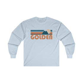 Golden, Colorado Long Sleeve Shirt - Retro Unisex Golden Long Sleeve Tee