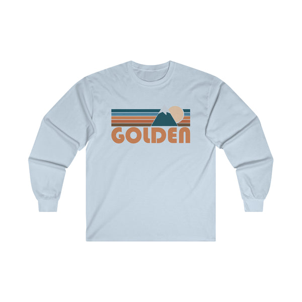 Golden, Colorado Long Sleeve Shirt - Retro Unisex Golden Long Sleeve Tee