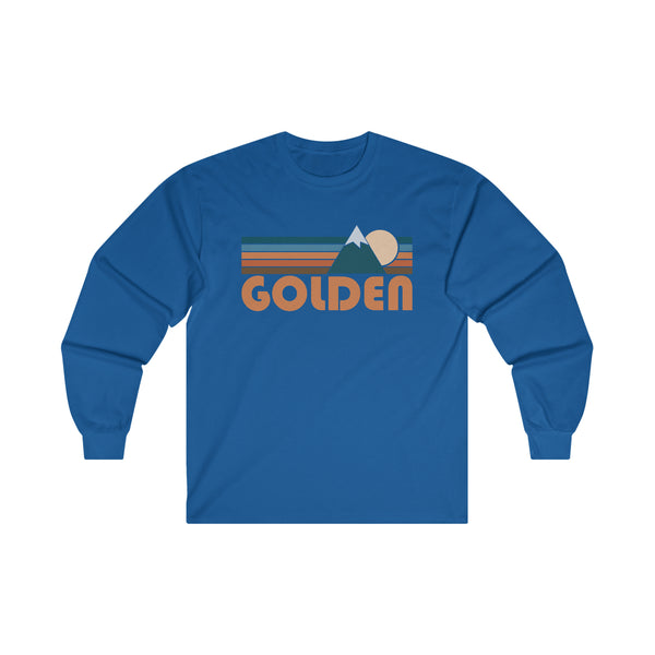 Golden, Colorado Long Sleeve Shirt - Retro Unisex Golden Long Sleeve Tee