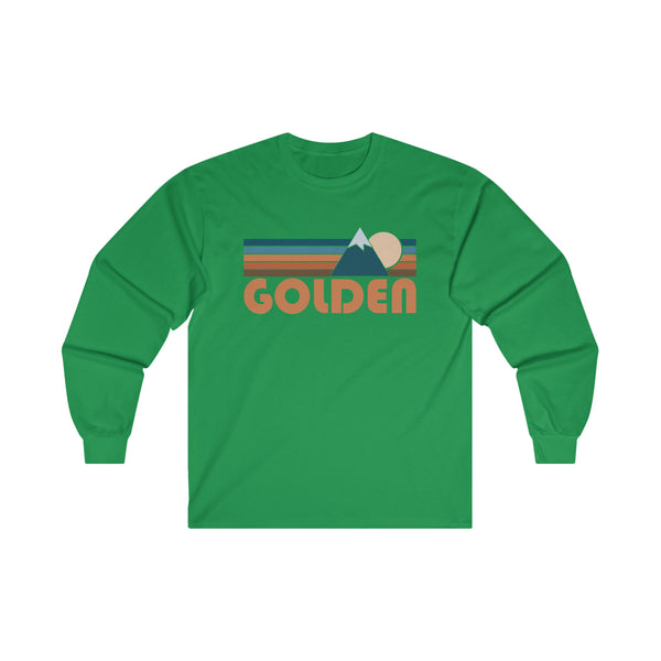 Golden, Colorado Long Sleeve Shirt - Retro Unisex Golden Long Sleeve Tee