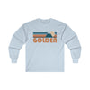 Golden, Colorado Long Sleeve Shirt - Retro Unisex Golden Long Sleeve Tee