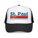 St. Paul, Minnesota Trucker Hat - Foam St. Paul Bike Cap-4