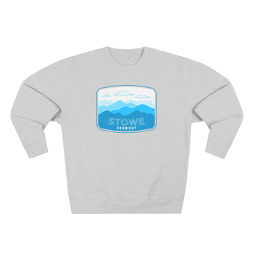 Premium Stowe, Vermont Sweatshirt Unisex Crewneck, Premium Sweatshirt, Crewneck Jumper, Ski Resort Apparel - 0