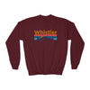 Whistler, Canada Youth Sweatshirt - Unisex Kid's Whistler Crewneck Sweatshirt