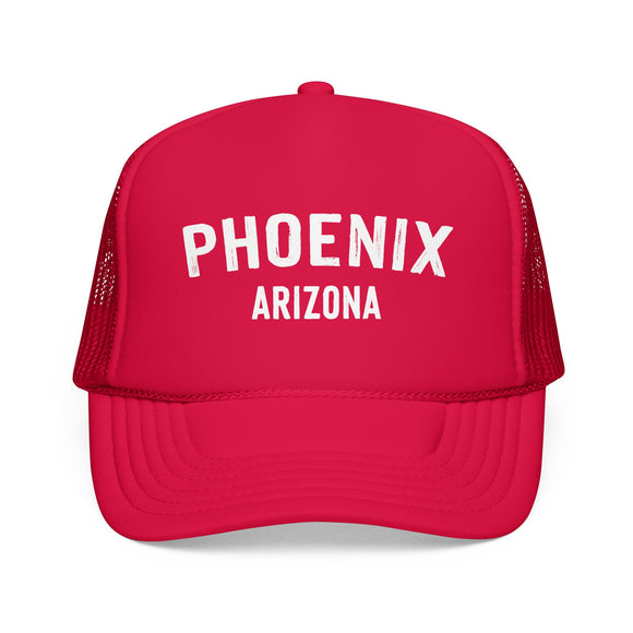 Phoenix, Arizona Trucker Hat - Foam Phoenix Cap