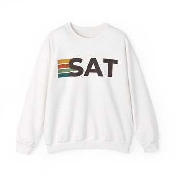 San Antonio, Texas SAT Retro Stripe Sweatshirt