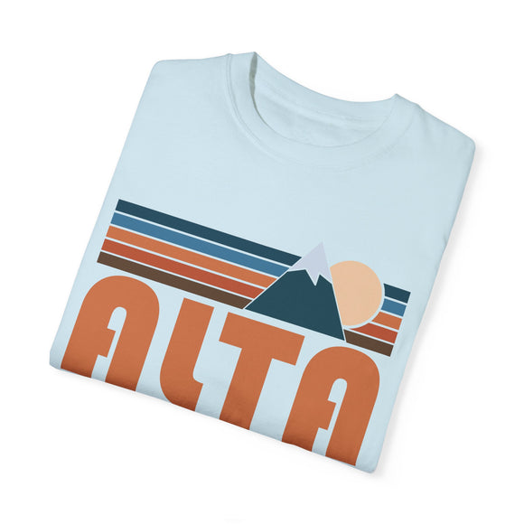 Alta, Utah Graphic Tee, Comfort Colors Retro Unisex Alta T shirt, Mountain Adventure Shirt