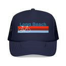 Long Beach, California Trucker Hat - Foam Long Beach Bike Cap-3