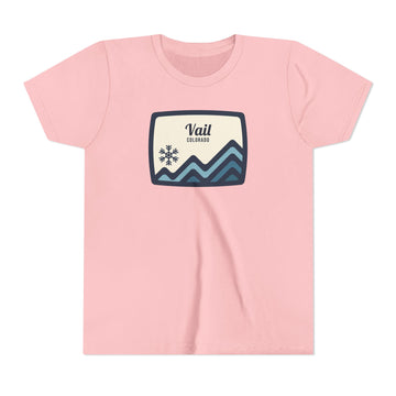 Buy pink Vail, Colorado Youth T-Shirt — Mountain Tee