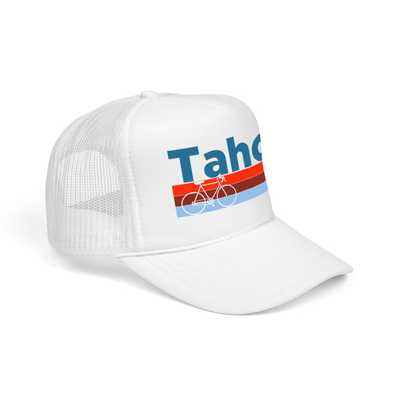Tahoe, California Trucker Hat - Foam Tahoe Bike Cap