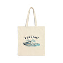 Vermont Wakeboard Boat Canvas Tote Bag - 15" x 16"-1