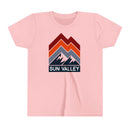 Sun Valley, Idaho Youth Shirt - Retro Mountain Sun Valley Kid's T-Shirt-3