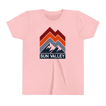 Buy pink Sun Valley, Idaho Youth Shirt - Retro Mountain Sun Valley Kid's T-Shirt