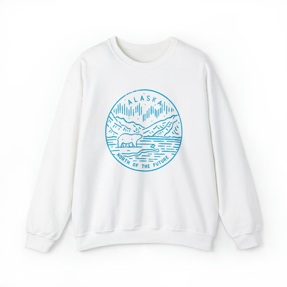 Alaska Sweatshirt - Unisex Distressed Alaska Sweatshirt