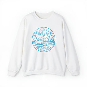 Alaska Sweatshirt - Unisex Distressed Alaska Sweatshirt