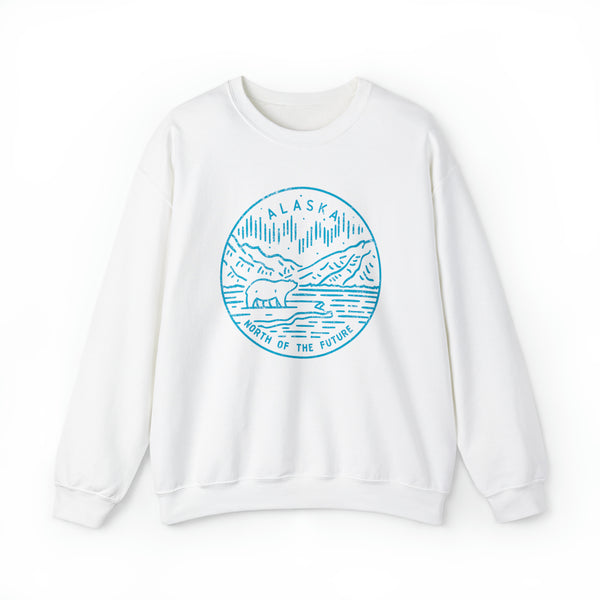 Alaska Sweatshirt - Unisex Distressed Alaska Sweatshirt
