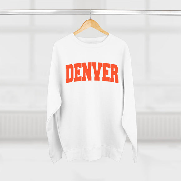 Denver Crewneck Sweatshirt – Retro Collegiate Pullover