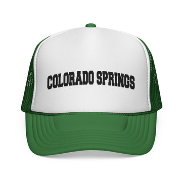 Buy green Colorado Springs, Colorado Collegiate Style Trucker Hat