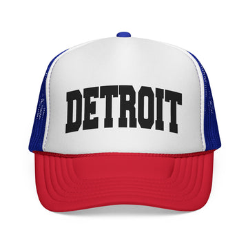Detroit, Michigan Collegiate Style Trucker Hat