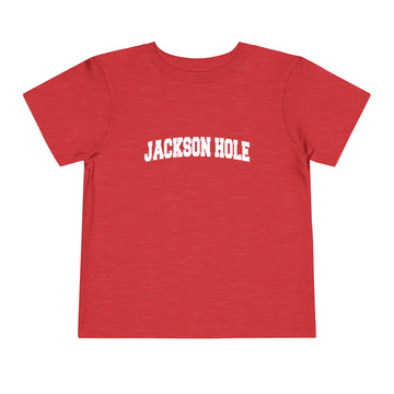 Buy heather-red Jackson Hole, Wyoming Toddler Graphic Tee - Kids Jackson Hole Vacation T-Shirt