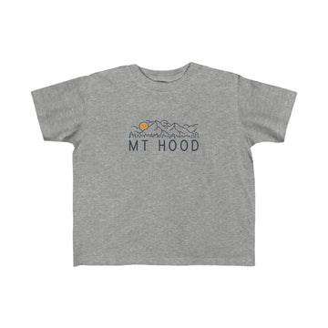 Mt Hood, Oregon Toddler T-Shirt - Toddler Mt Hood Shirt
