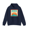 Bend, Oregon Mountain Sun Hoodie - Unisex Bend, Oregon Hooded Sweatshirt, Bend, Oregon Travel Sweatshirt, Bend, Oregon Sunset