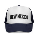 New Mexico Retro Collegiate Style Trucker Hat-6