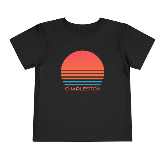 Charleston, South Carolina Toddler T-Shirt - Retro 80s Toddler Charleston Shirt