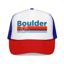 Boulder, Colorado Trucker Hat - Foam Boulder Bike Cap-6