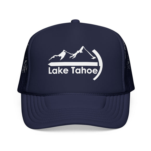 Lake Tahoe, California Trucker Hat - Foam Boulder Cap