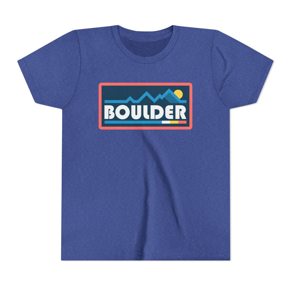 Boulder, Colorado Youth Graphic Tee - Kids Boulder T Shirt