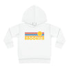 Brooklyn, New York Toddler Hoodie - Retro Sunrise