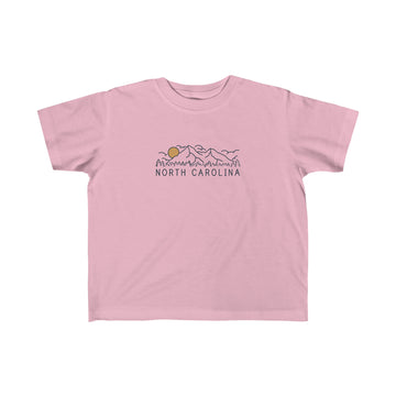 Buy pink North Carolina Toddler T-Shirt - Unisex Toddler North Carolina Shirt