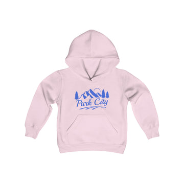 Retro Park City, Utah Youth Hoodie - Mountain Park City, Utah Kids Sweatshirt, Cute Park City, Utah Children's Pullover - 0