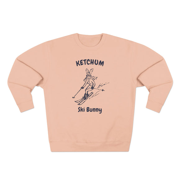 Premium Ketchum, Idaho Ski Bunny Sweatshirt