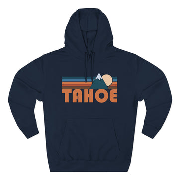 Buy navy Tahoe, California Hoodie - Retro Mountain Unisex Sweatshirt