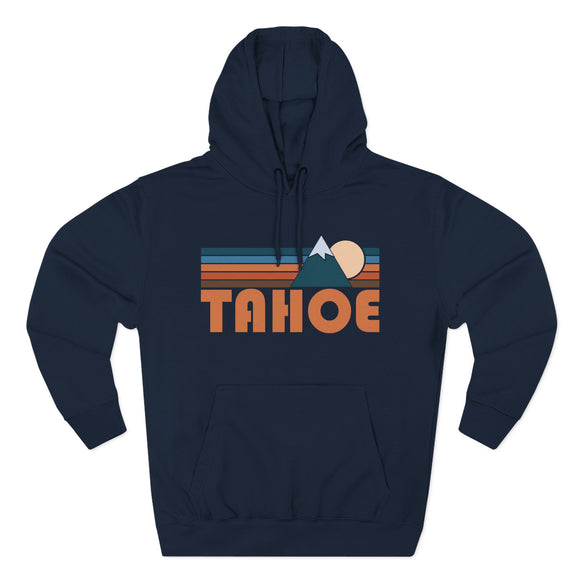 Tahoe, California Hoodie - Retro Mountain Unisex Sweatshirt