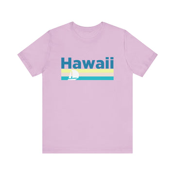 Buy lilac Hawaii T Shirt - Sailboat Graphic Hawaii Tee