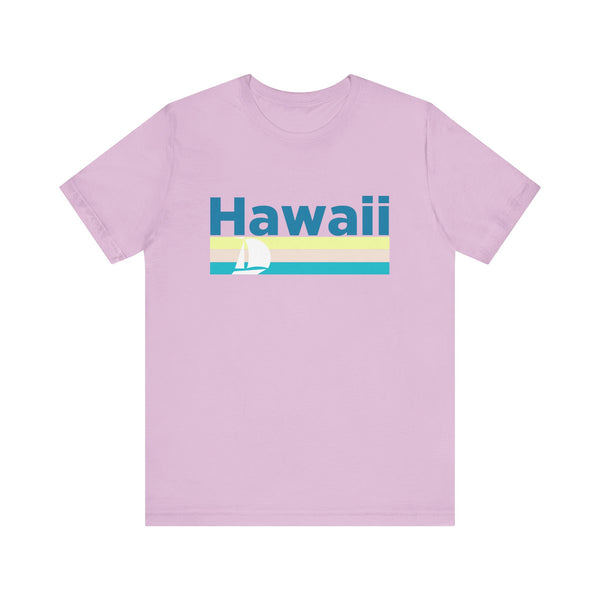 Hawaii T Shirt - Sailboat Graphic Hawaii Tee