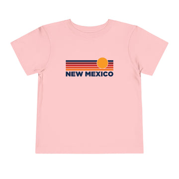 Buy pink New Mexico Toddler T-Shirt - Retro Sun Tee