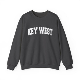 Buy dark-heather Key West, Florida Sweatshirt - Unisex Graphic Crewneck