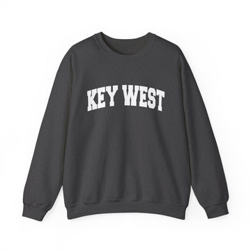 Buy dark-heather Key West, Florida Sweatshirt - Unisex Graphic Crewneck