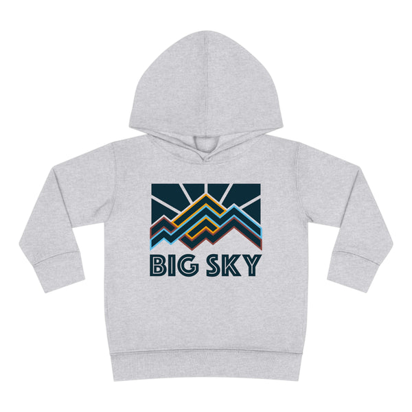 Big Sky, Montana Toddler Hoodie - Unisex Big Sky, Montana Toddler Sweatshirt