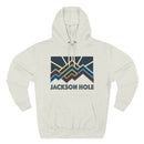 Jackson Hole, Wyoming Hoodie - Retro Mountain Unisex Sweatshirt-1