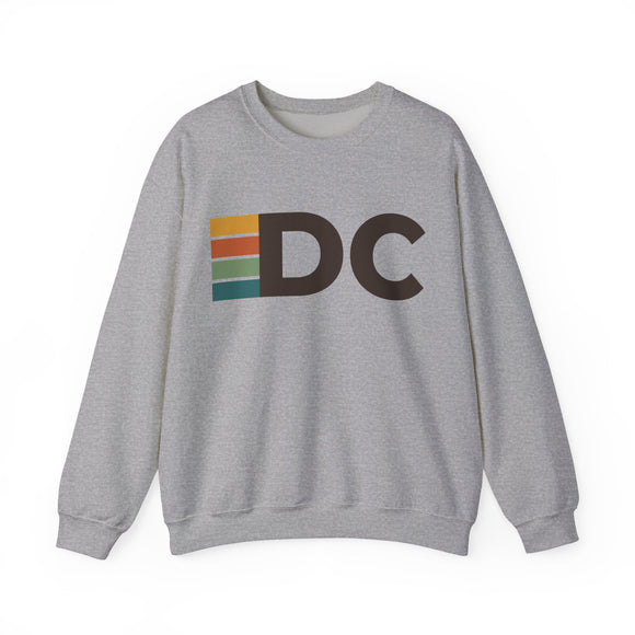 Washington, DC DC Retro Stripe Sweatshirt