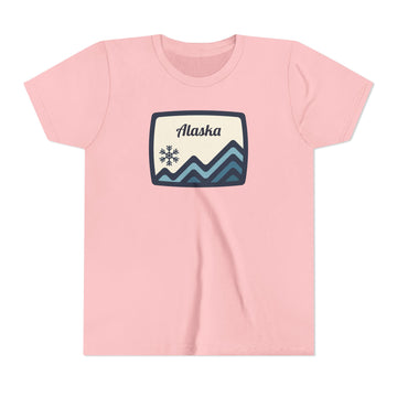 Buy pink Alaska Youth T-Shirt — Retro Sun Tee