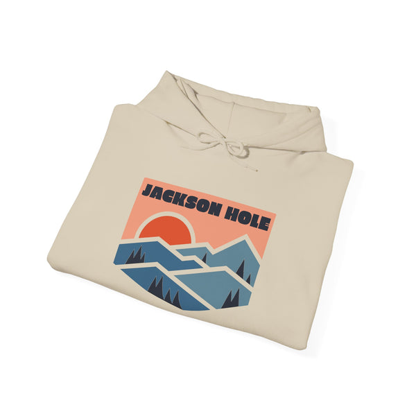 Jackson Hole, Wyoming Hoodie - Unisex Mountain Jackson Hole Hoodie Graphic Sweatshirt