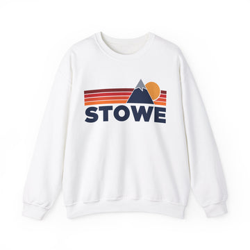 Stowe, Vermont Sweatshirt Retro Mountains, Stowe Unisex Crewneck, Vintage Cozy Jumper, Gift for Outdoor Lovers