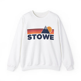 Stowe, Vermont Sweatshirt Retro Mountains, Stowe Unisex Crewneck, Vintage Cozy Jumper, Gift for Outdoor Lovers
